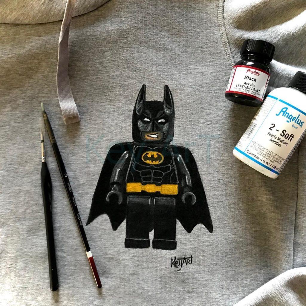 Batman on a sweat-shirt